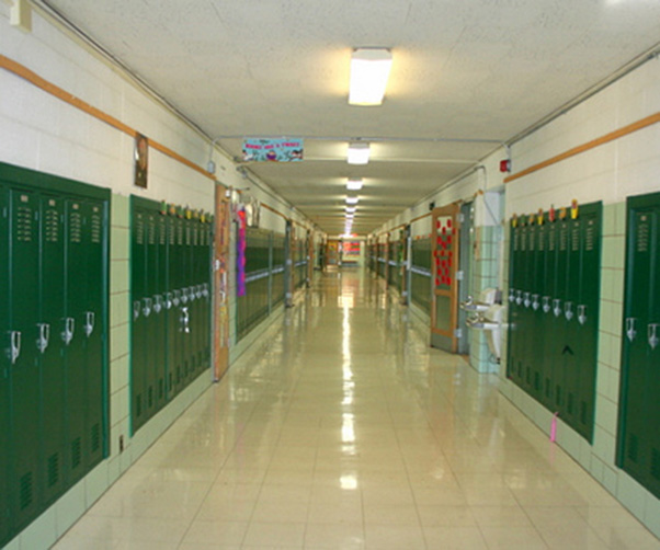 korean high school hallway